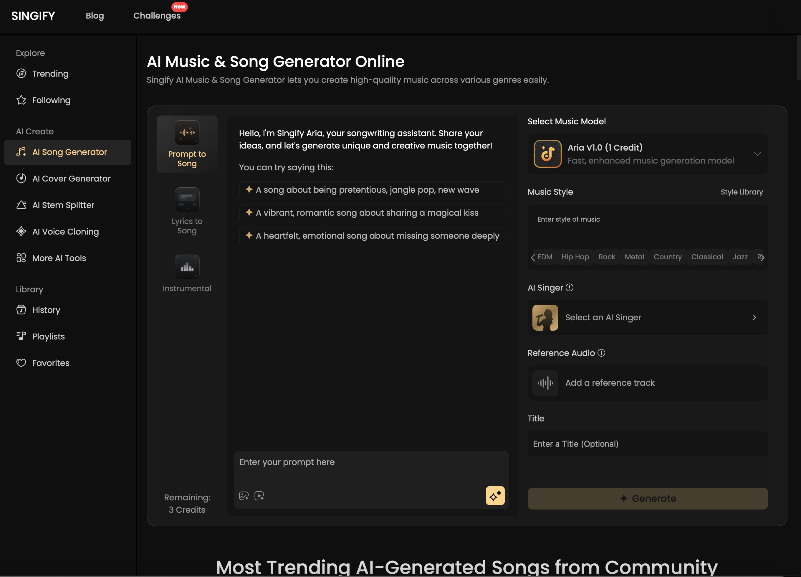FineShare Singify AI Covers App