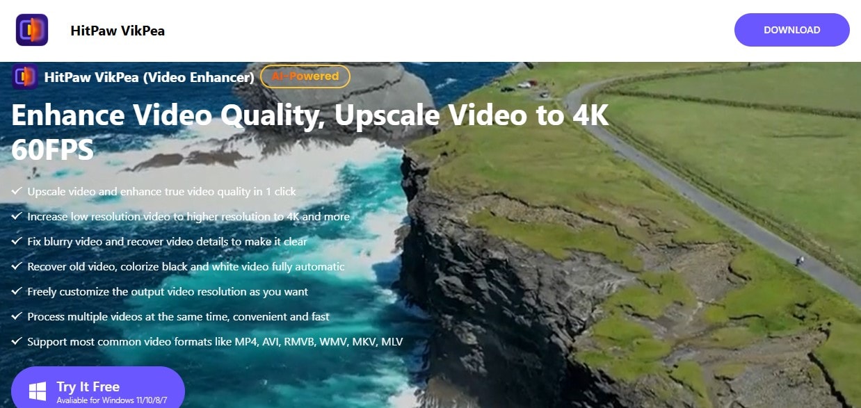 HitPaw Video Quality Upscaler