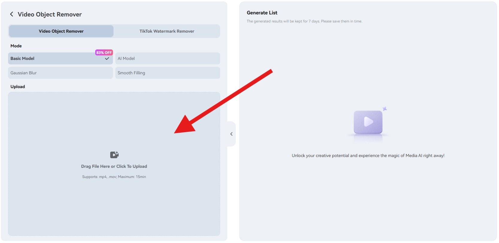 use video eraser remove snapchat scribbles