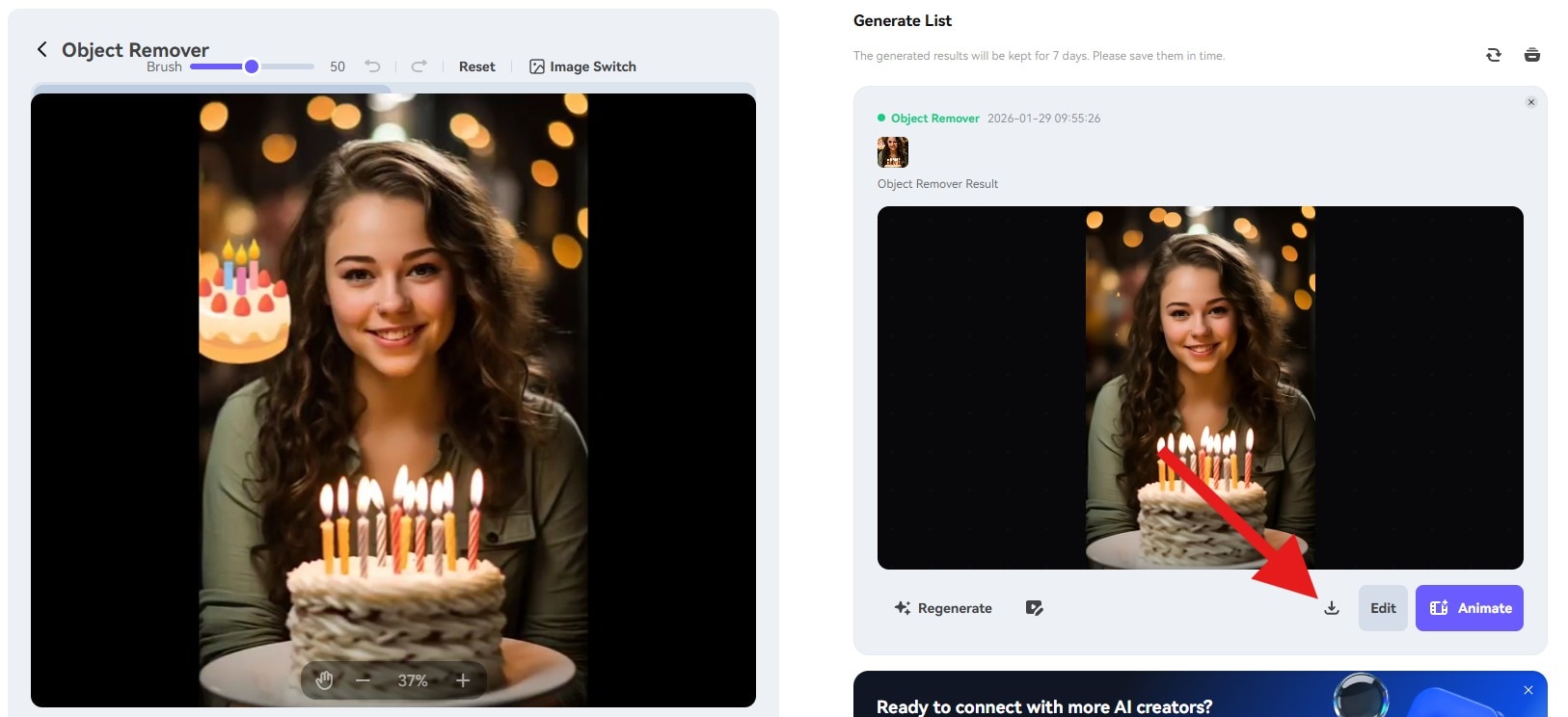 download image with removed snapchat sticker