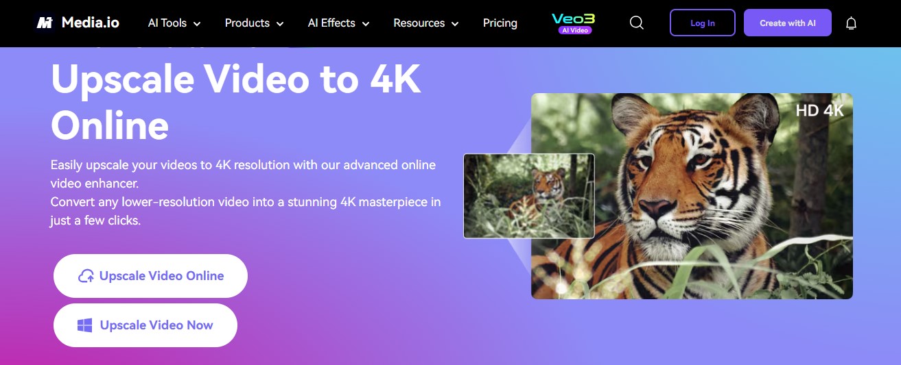 Media Io Video Upscaler