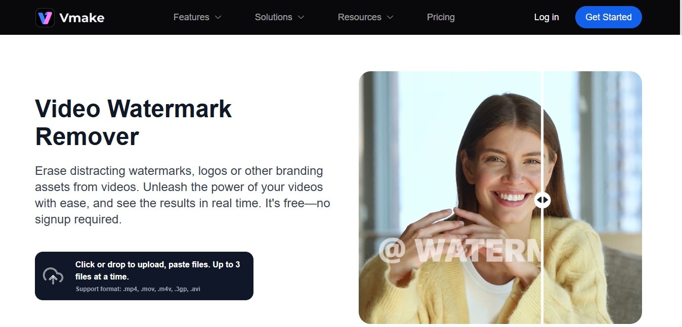 White Vmake Remover Page