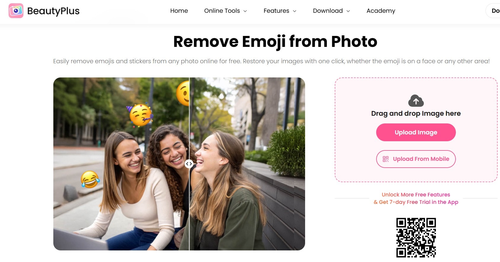 BeautyPlus Women Smiling Sticker