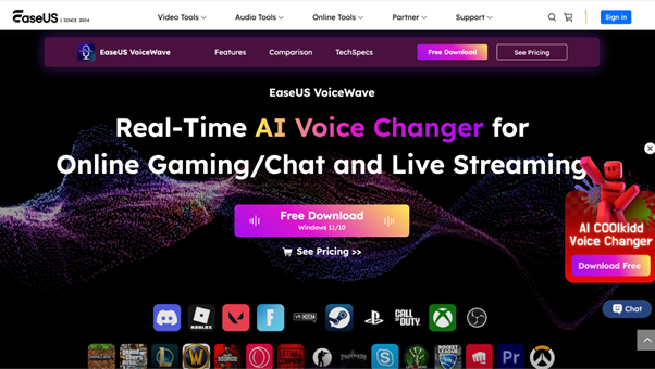 easeus voicewave ai voice changer