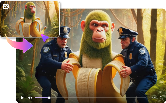 generate ai brainrot video from image
