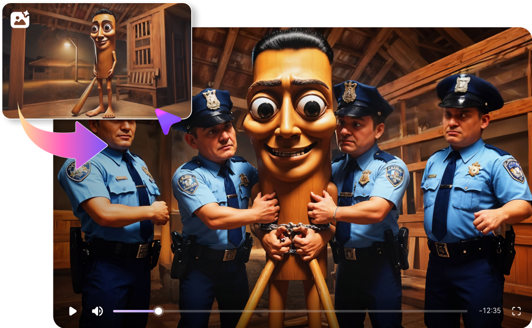 generate ai brainrot video from image