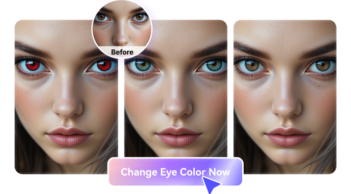 ai eye color changer online