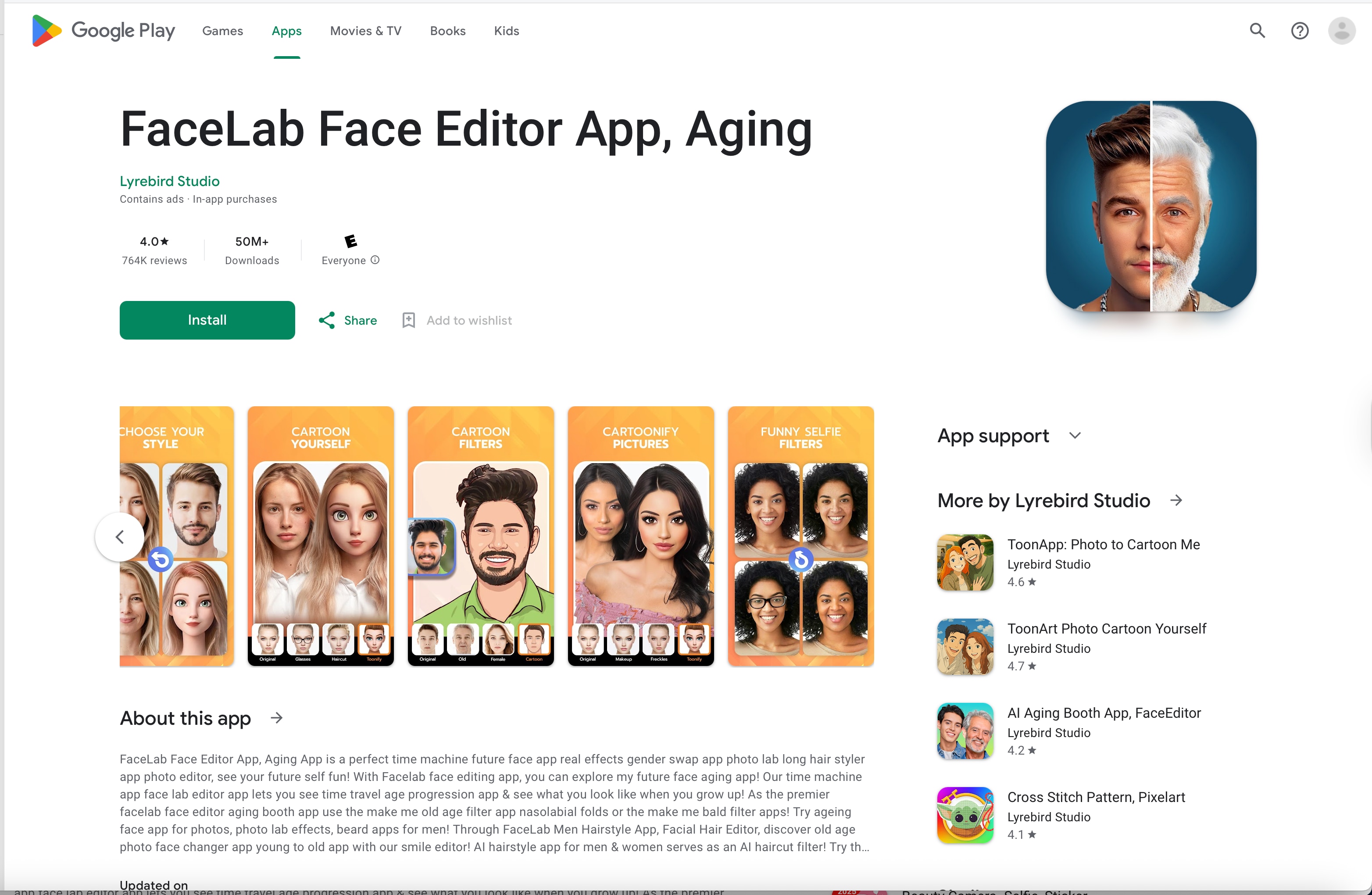FaceLab Editor Feature Samples