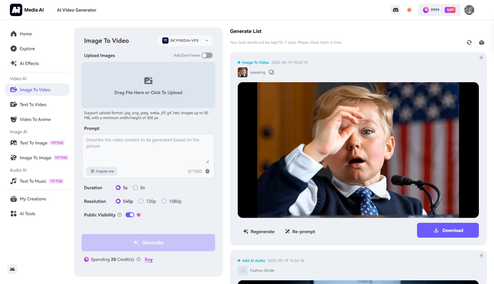 animate baby trump image