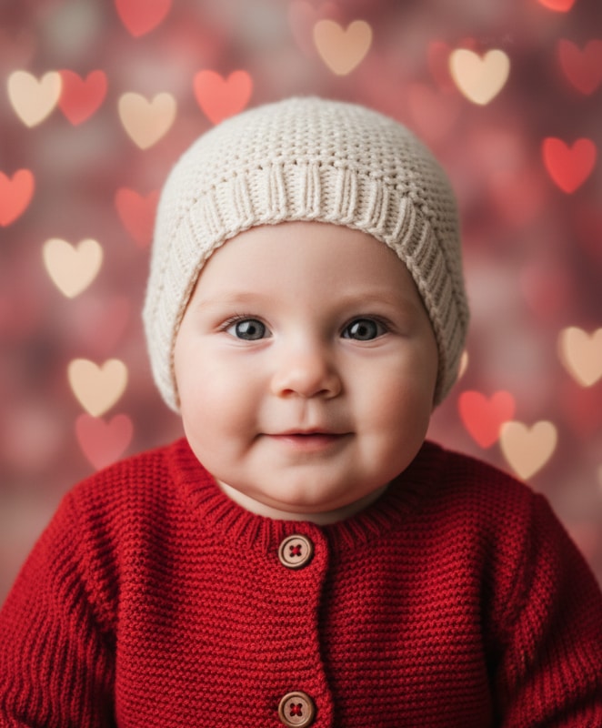 Baby Heart Bokeh Closeup 7