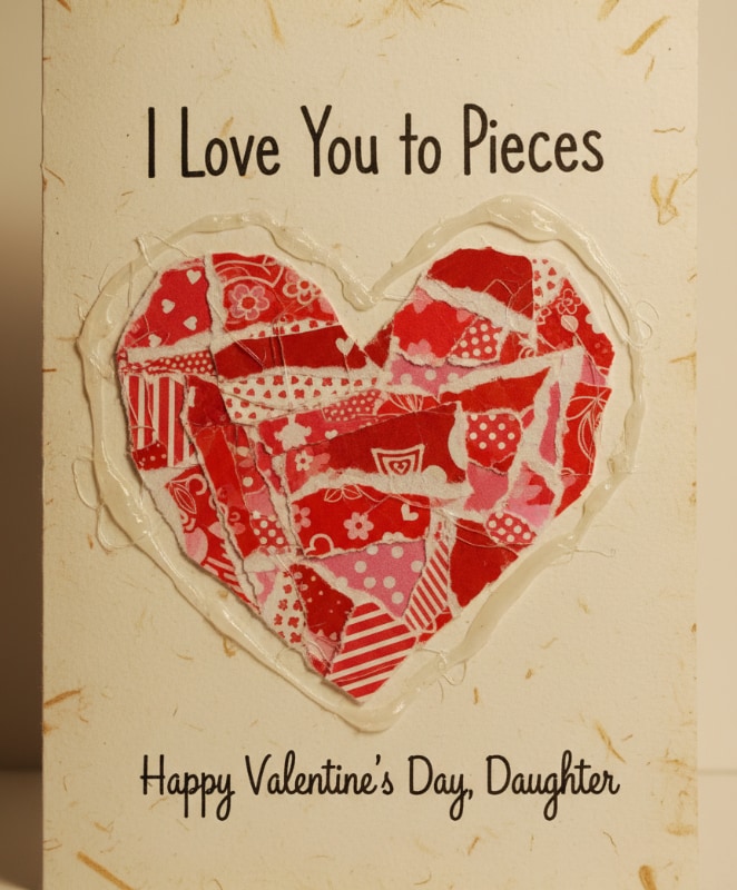 Collage Heart Craft 10