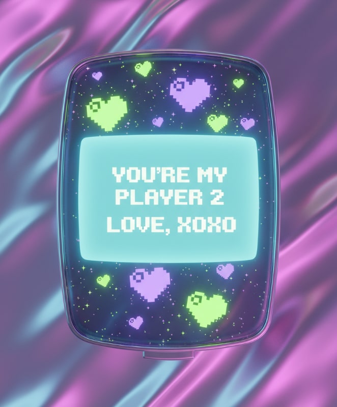 Cyber Y2k Pixel Love