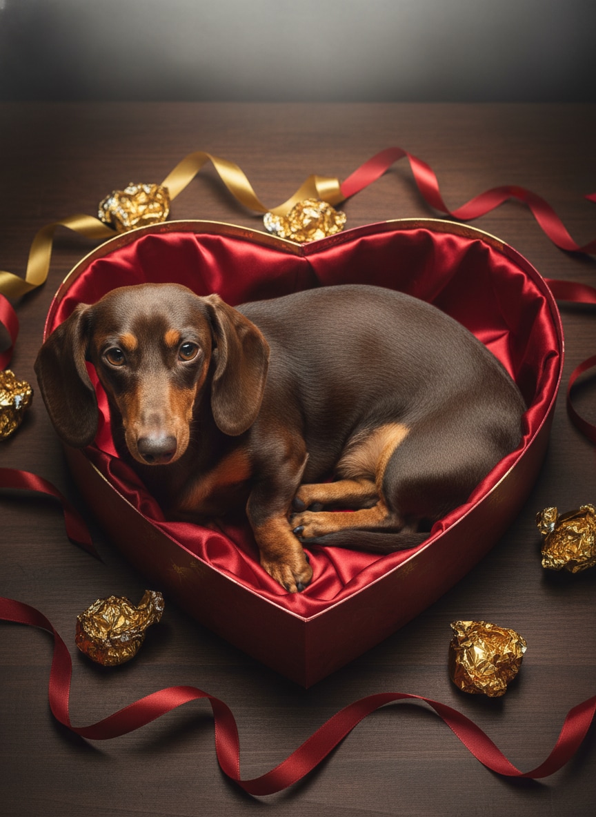 Dachshund Chocolate Box Gift