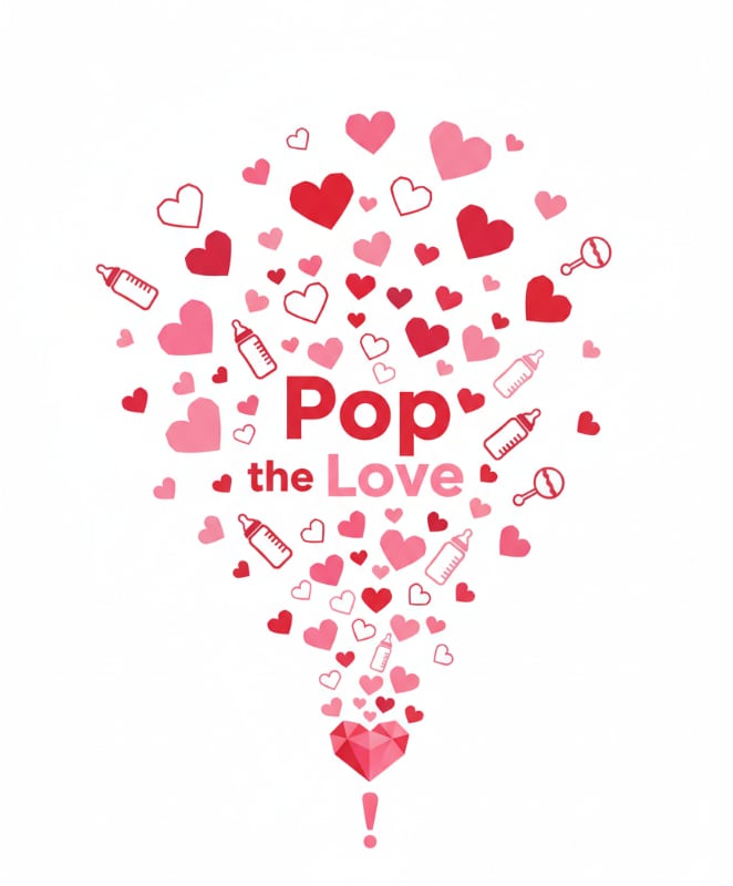 Heart Confetti Pop Design 9
