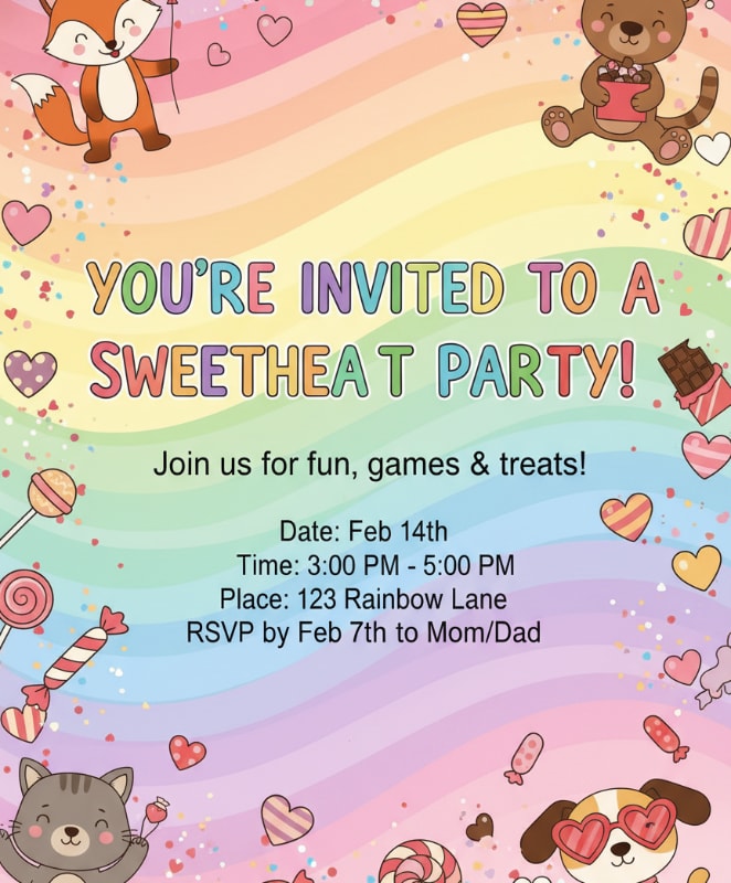 Kids Valentine Party Fun 9