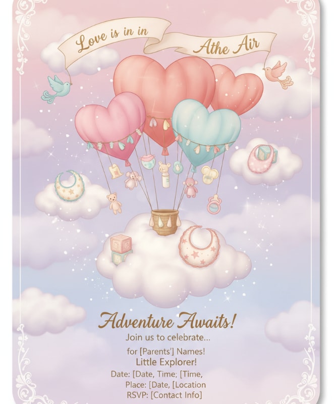 Love Air Balloon Theme 10