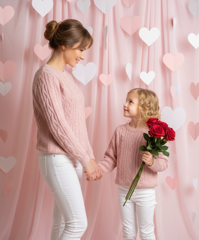 mommy and me valentine mini session