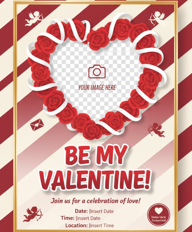 Photo Frame Valentine Invite 8