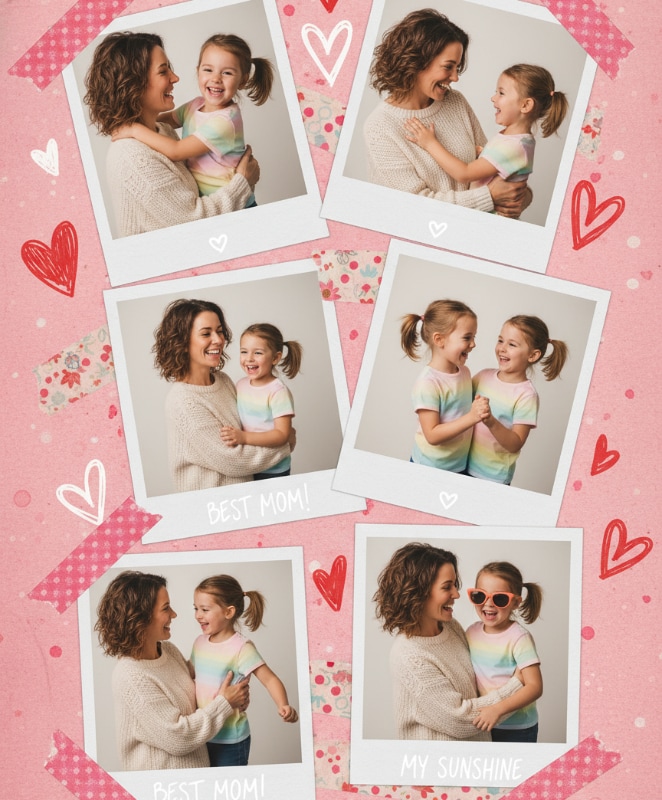 Polaroid Scrapbook Look 12