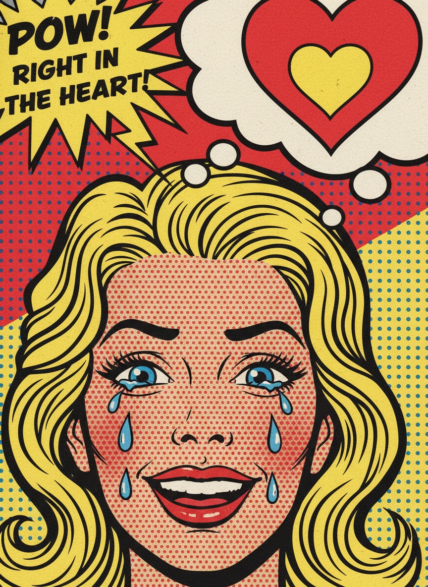 Pop Art Comic Love