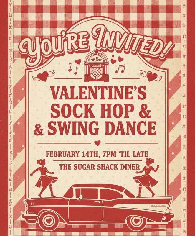 Retro Fifties Diner Party 20