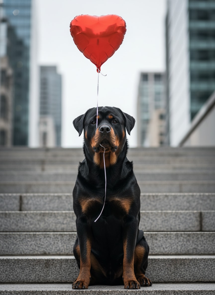 Rottweiler Tiny Balloon City