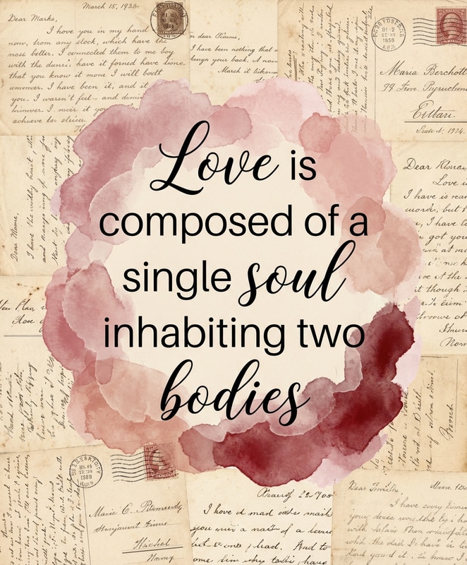 valentine desktop wallpaper - elegant love quote with calligraphy