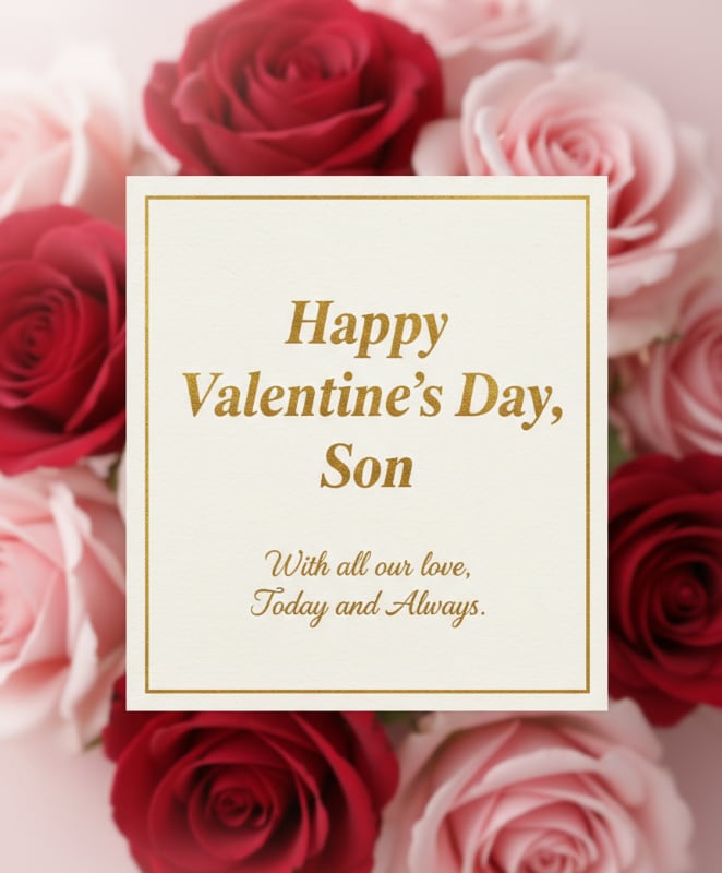 Valentine Message Son 10