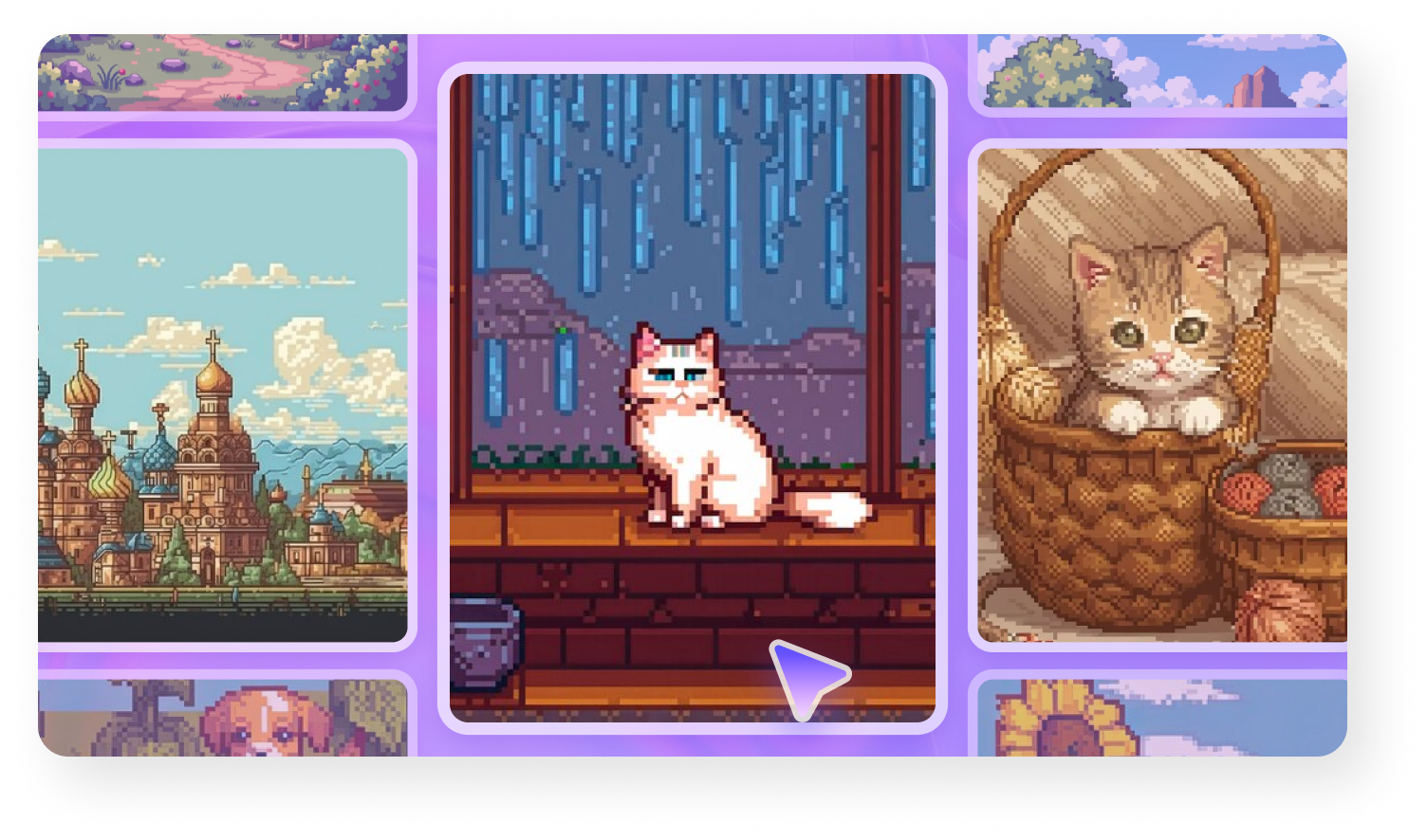 image to pixel art banner