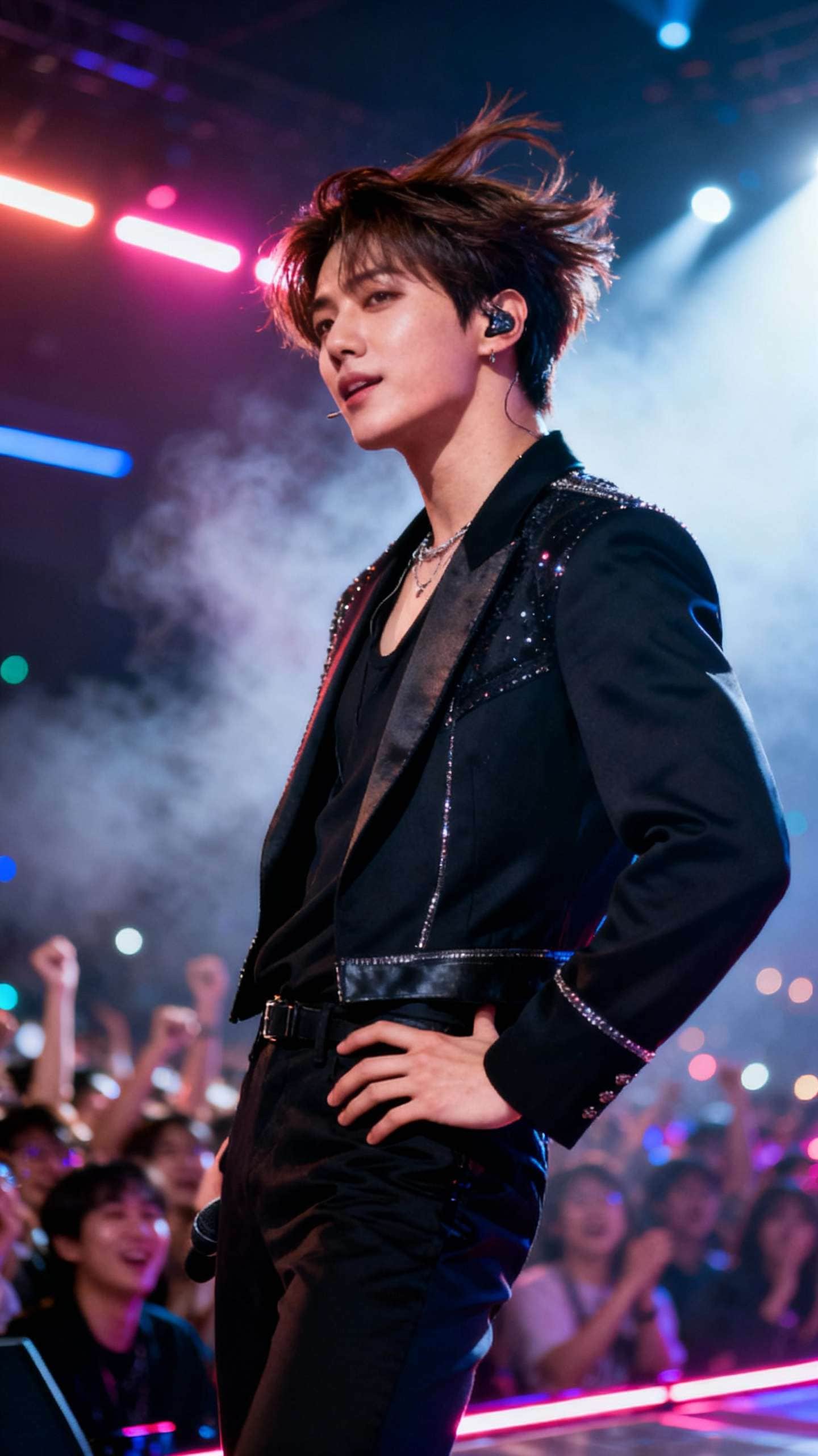 Boy K-pop Idol stage