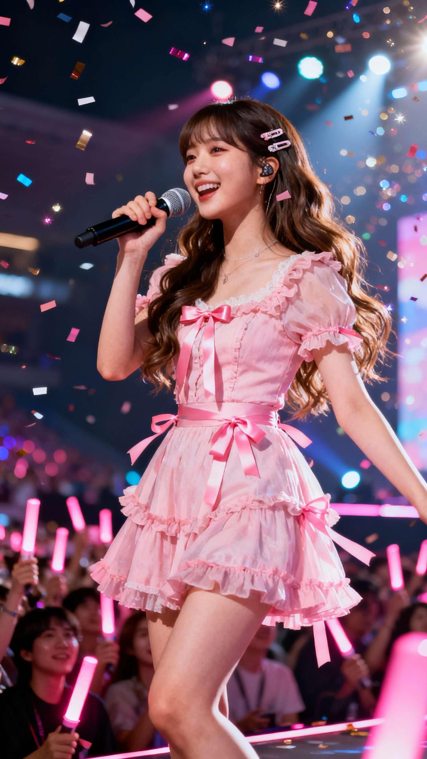 Girl K-pop Idol Stage Cute