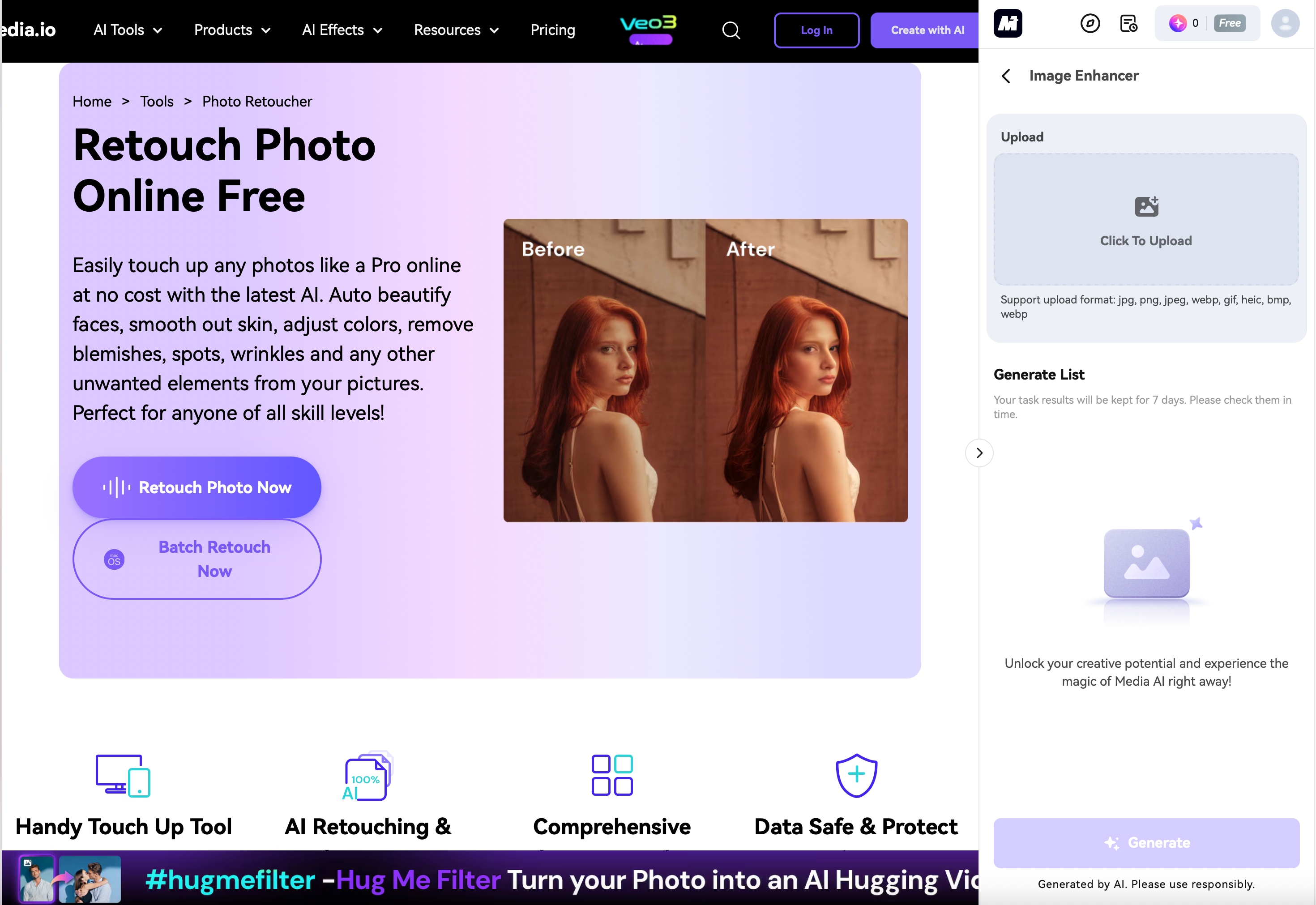 Media Io Retouch Photo App