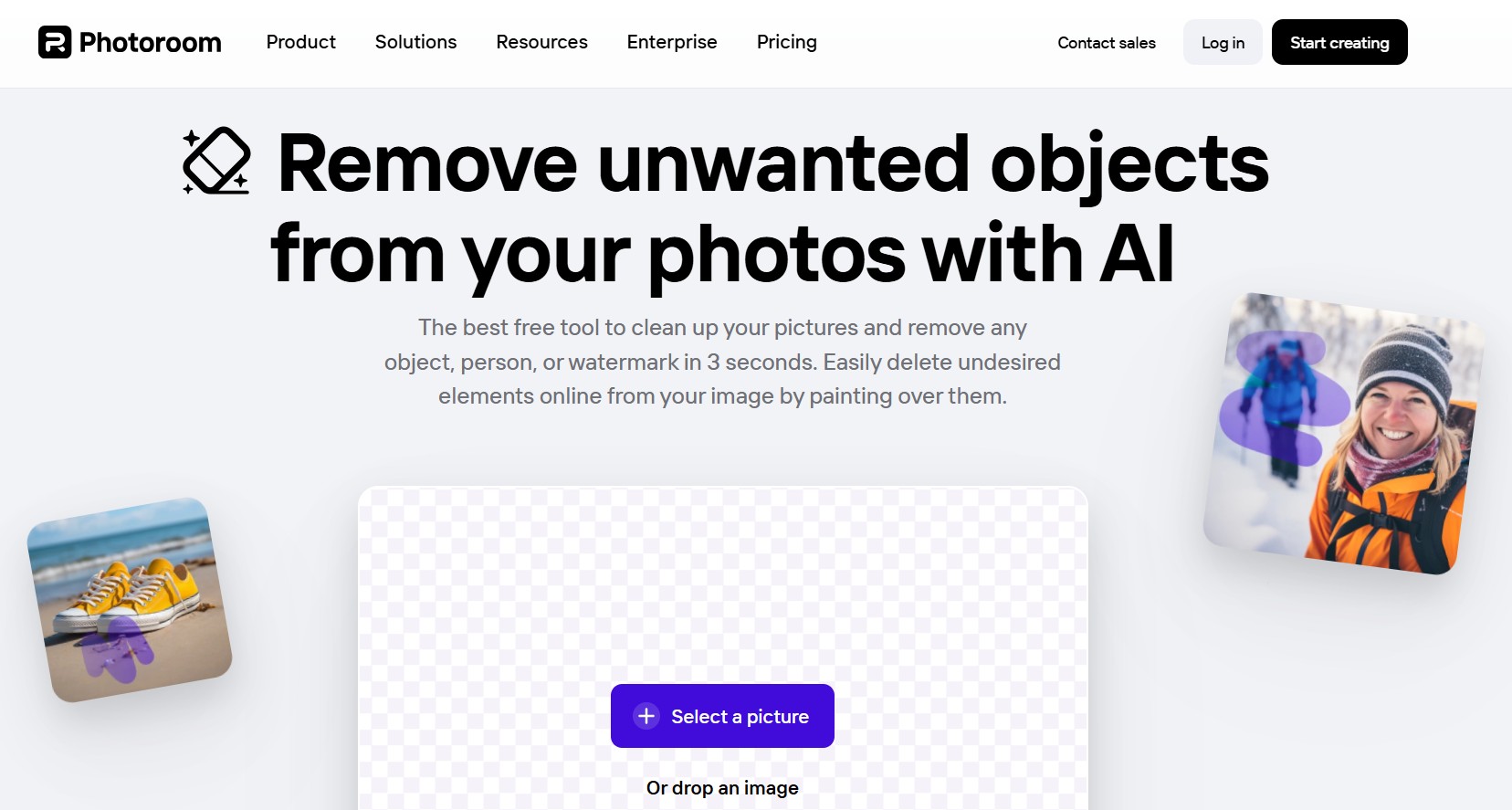 Photoroom AI Remove Object