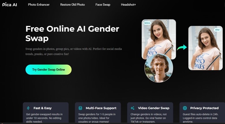 Pica Man Swapped Women