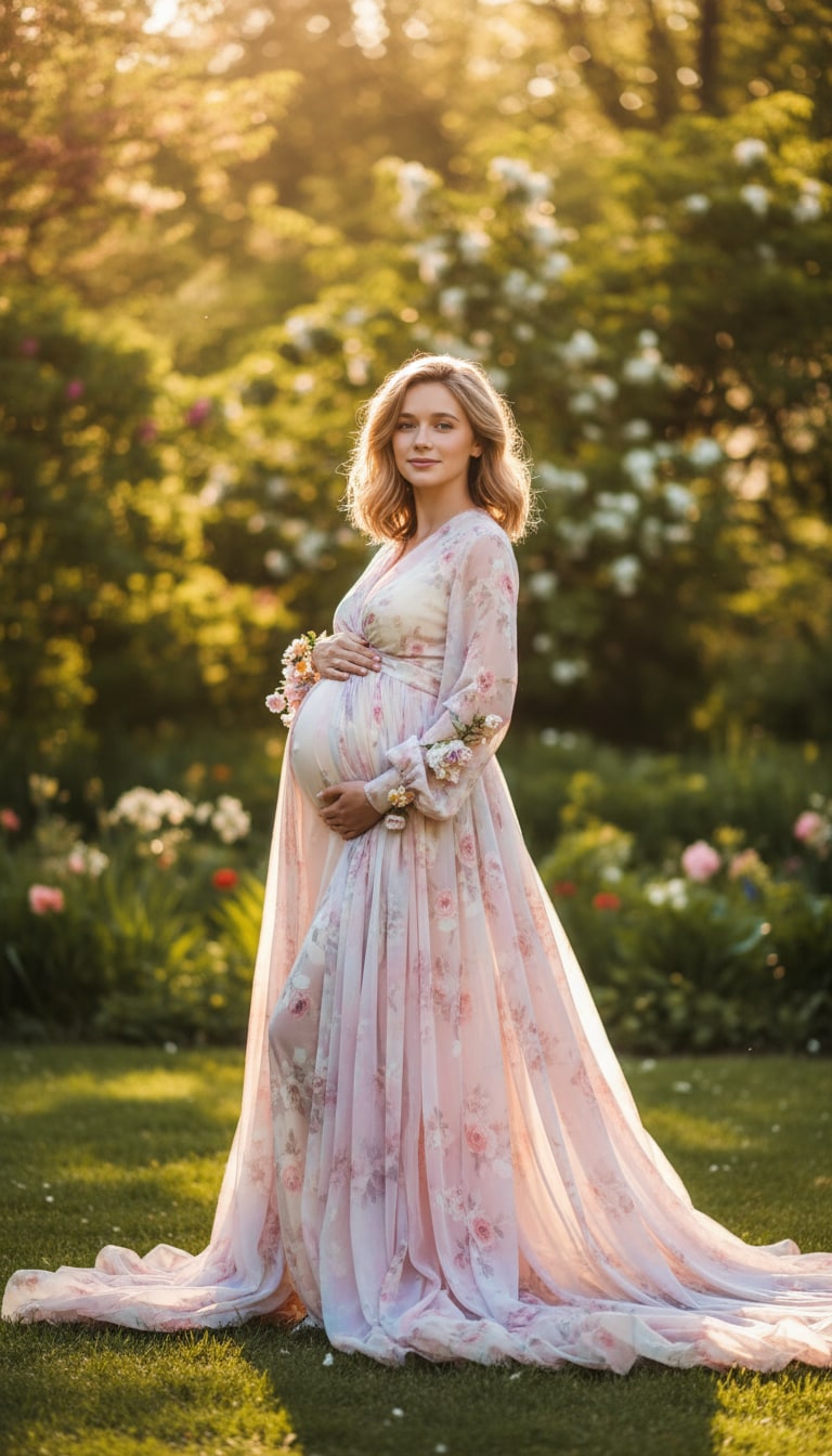 Outdoor Golden Hour Maternity