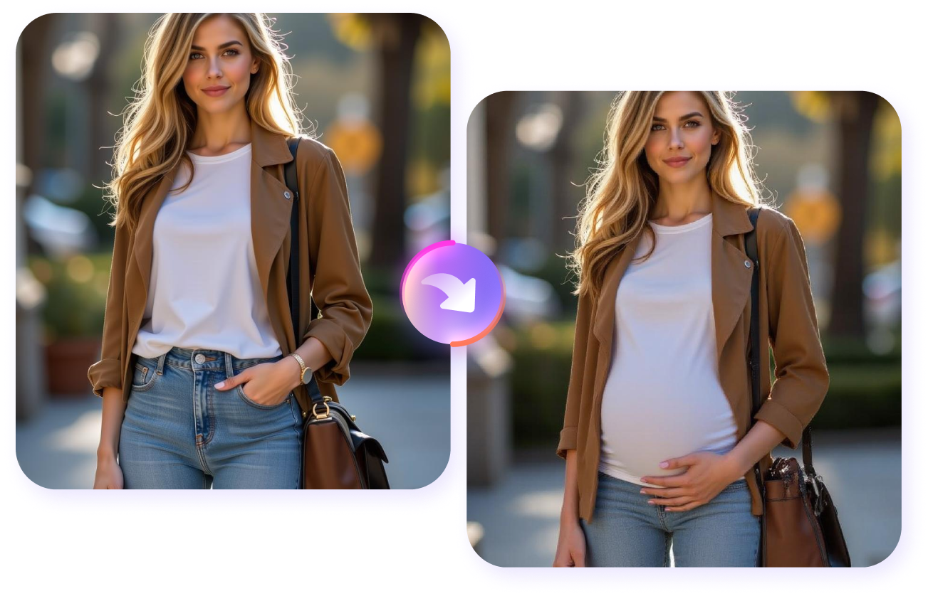 pregnant ai generator for brand marketing