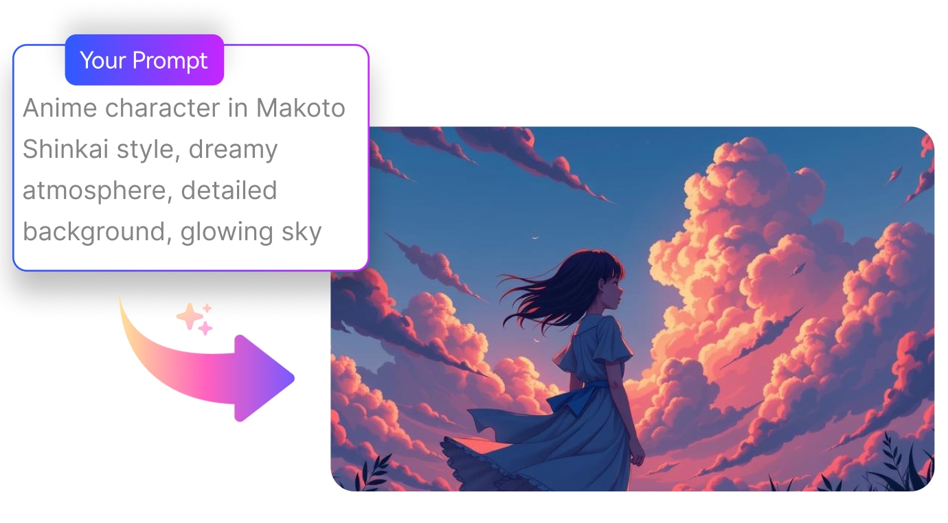 transform your text into lively anime characters