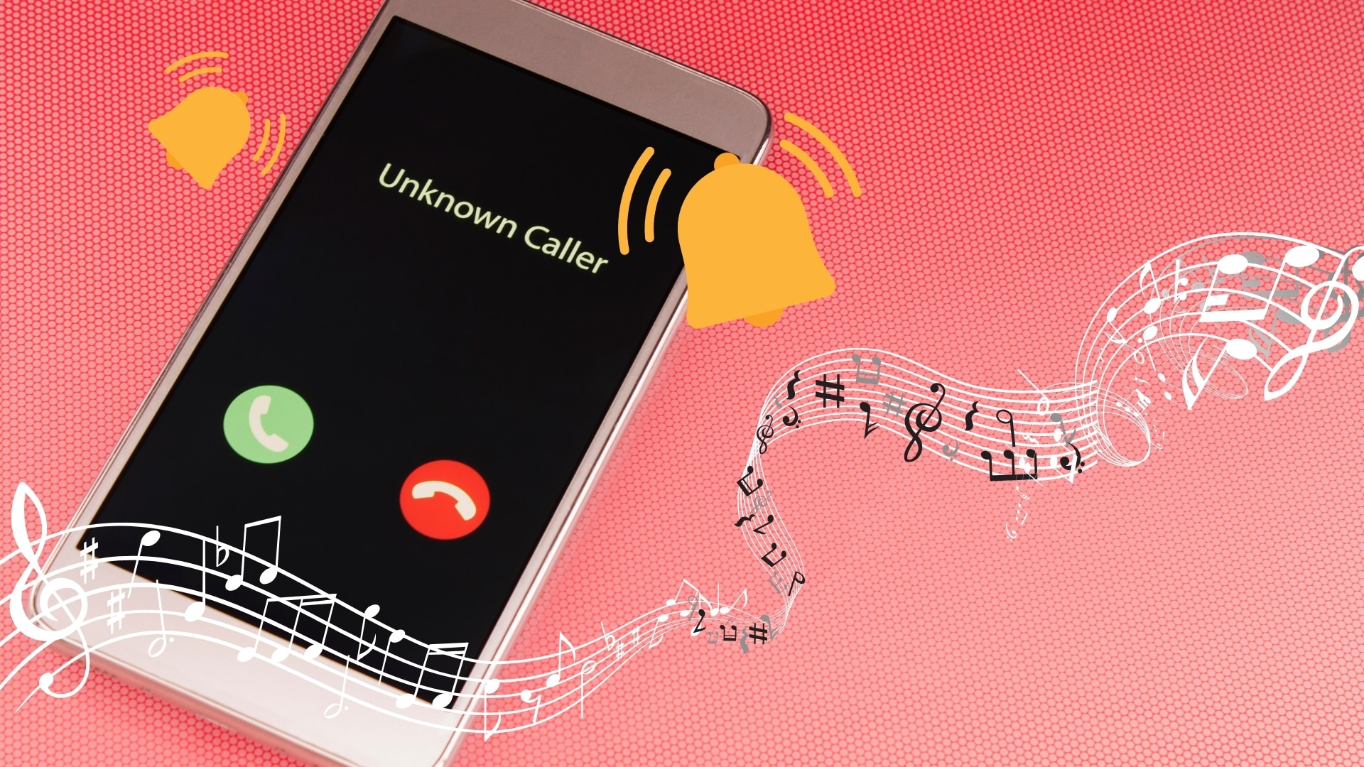 Online Ringtone Maker Main Pink Poster