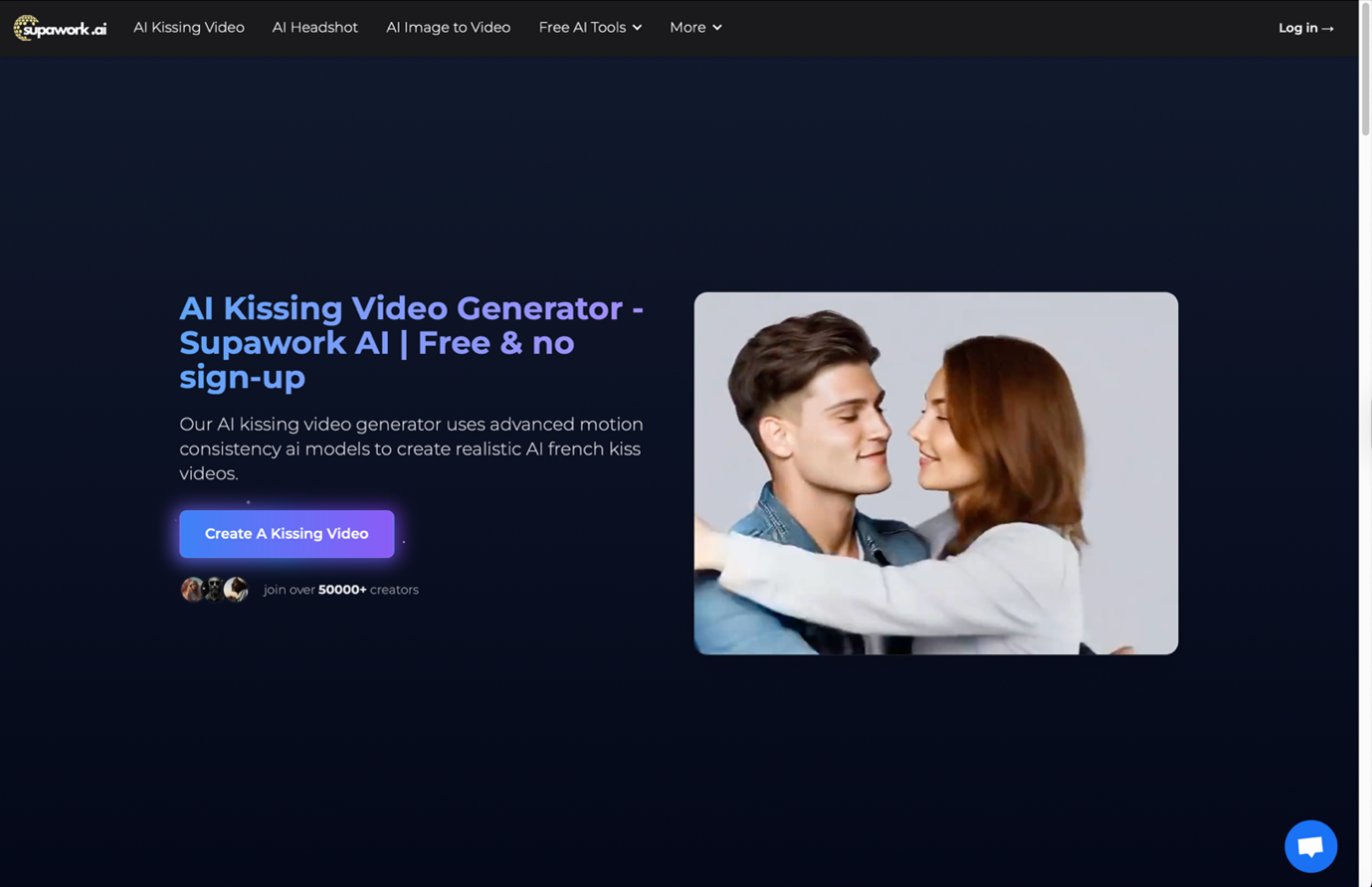 Supawork AI Dark Interface