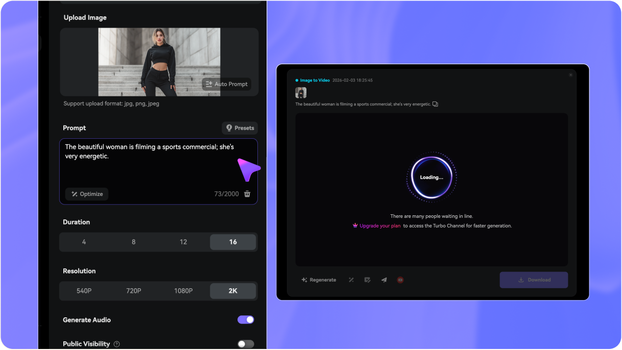 Step 2: Write a Prompt and Add an Image