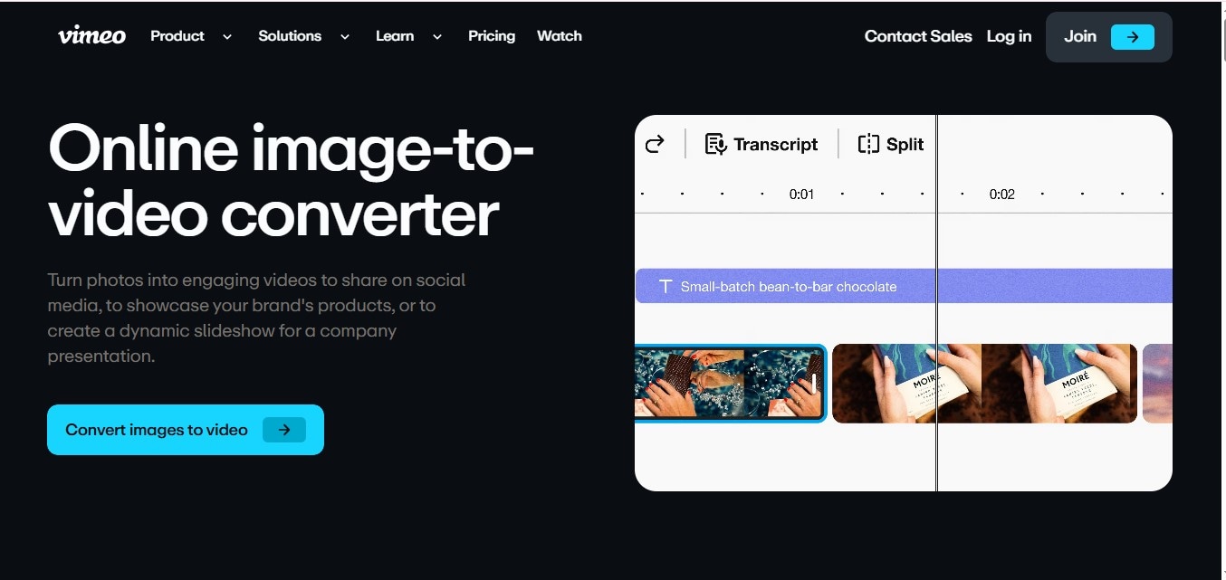 Vimeo Dark Page Conveter