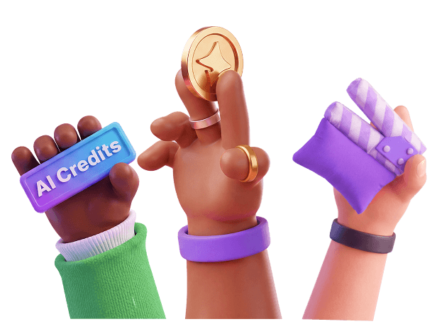 easter ai credits hands