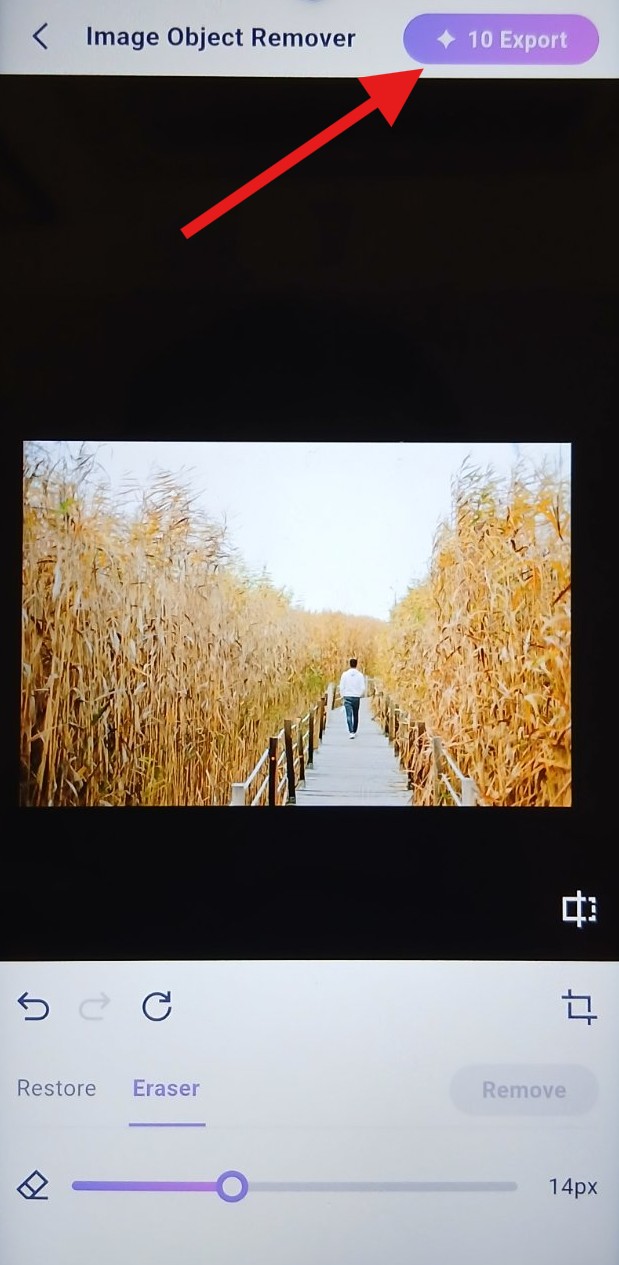 export photo with no kinemaster watermark