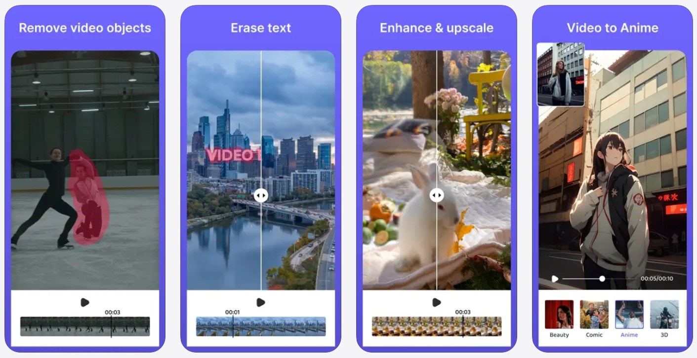 video eraser ios app features showcase