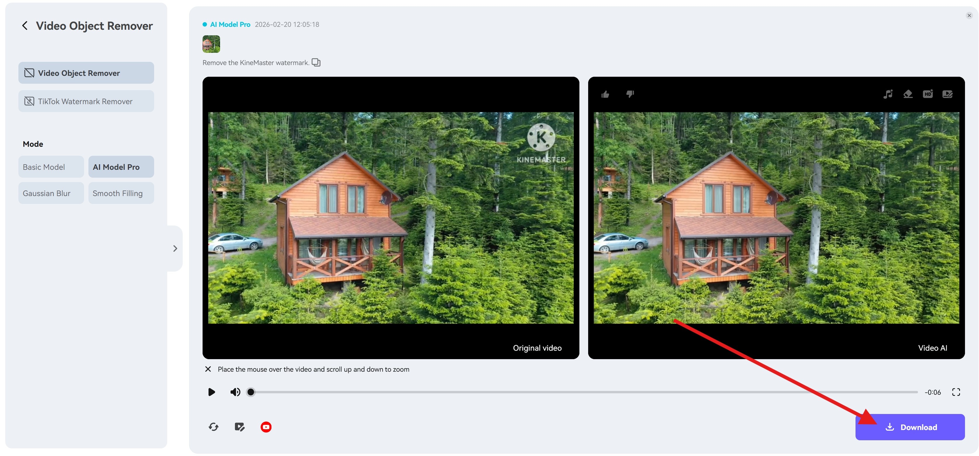 download video without the kinemaster watermark