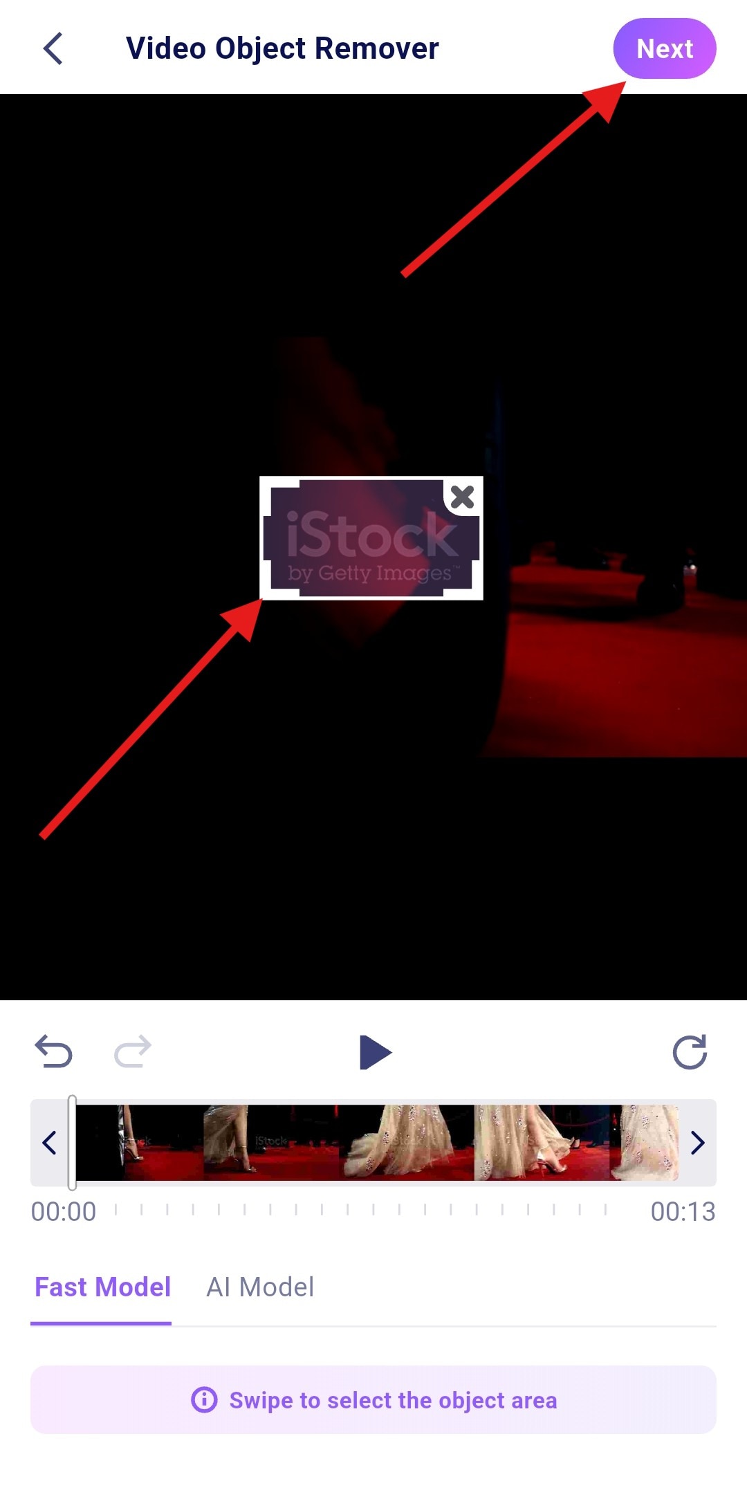 use video object remover on mobile