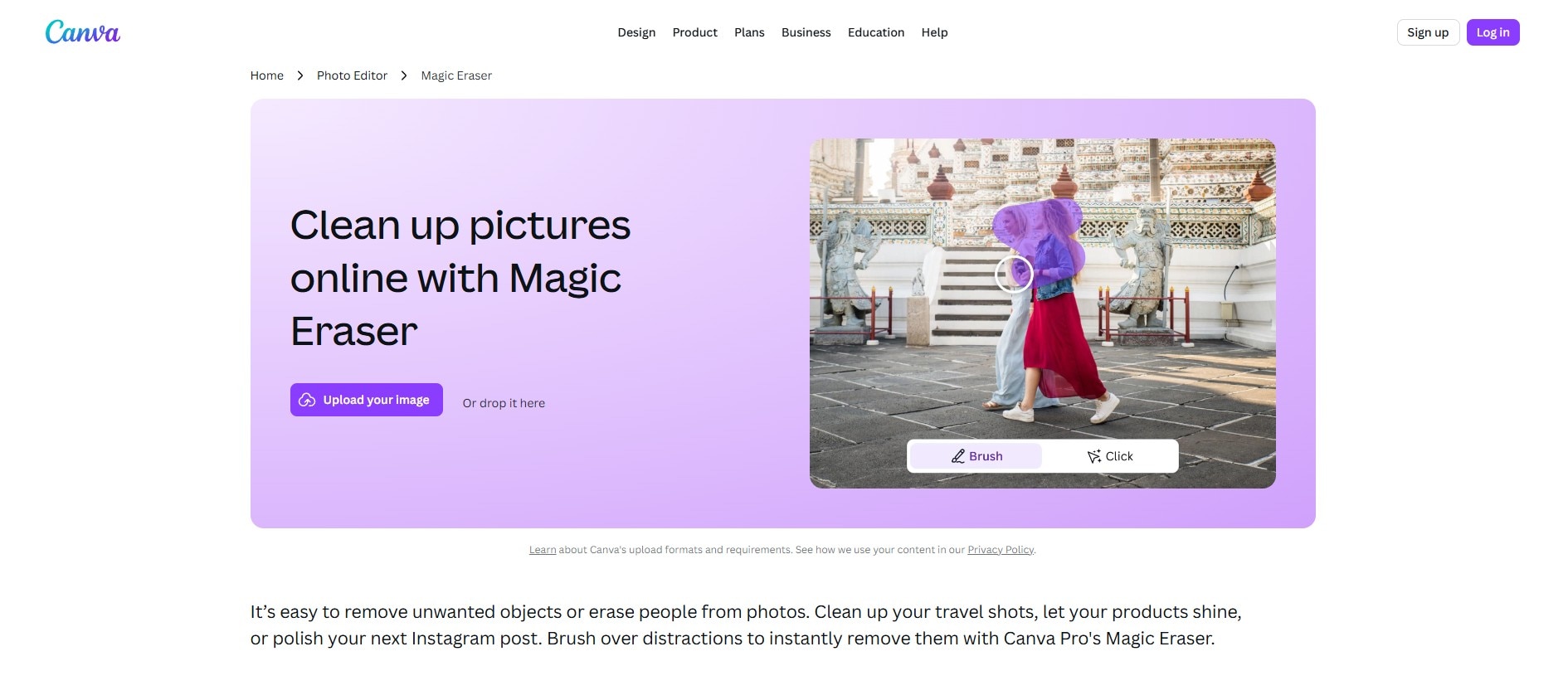 canva free watermark removal solution screenshot