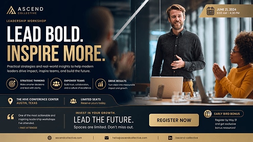 Text-Rich Promo Flyer