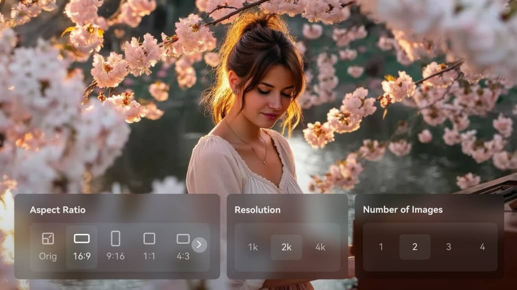 ai image generator settings