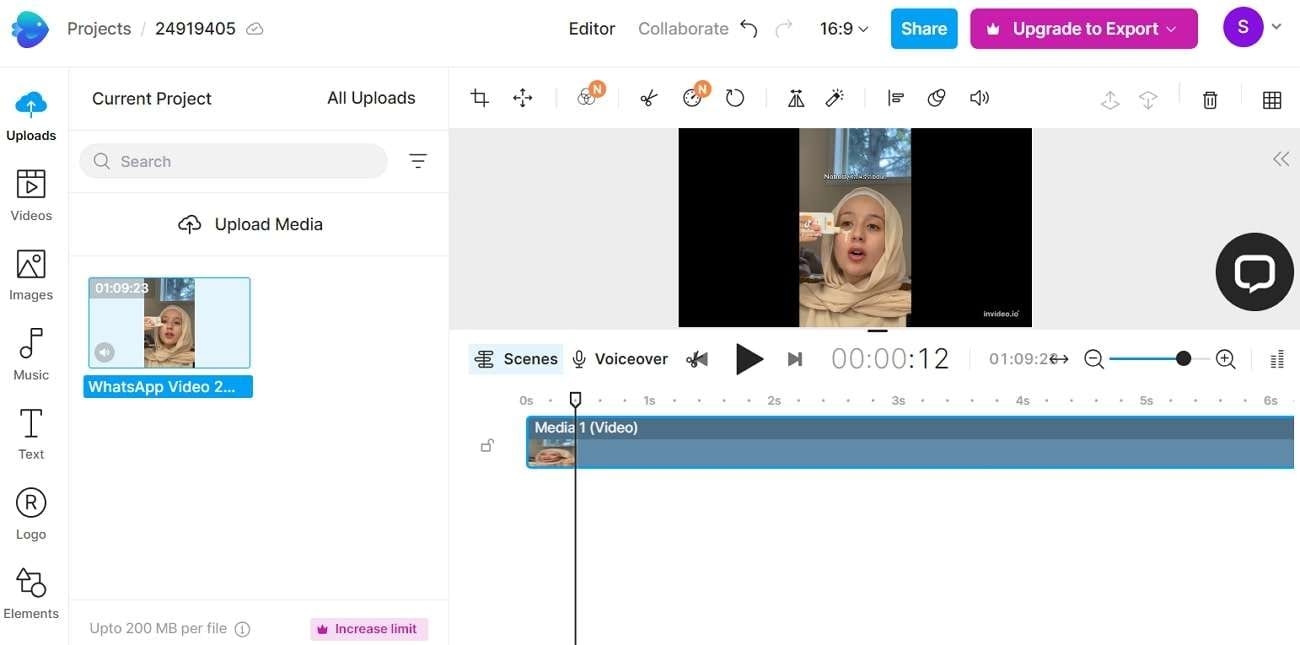 invideo tiktok video editor